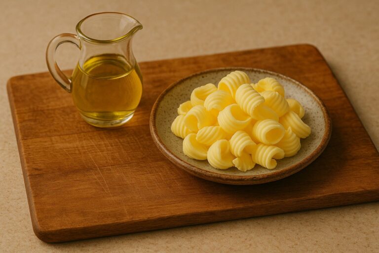 Butter in Öl umrechnen