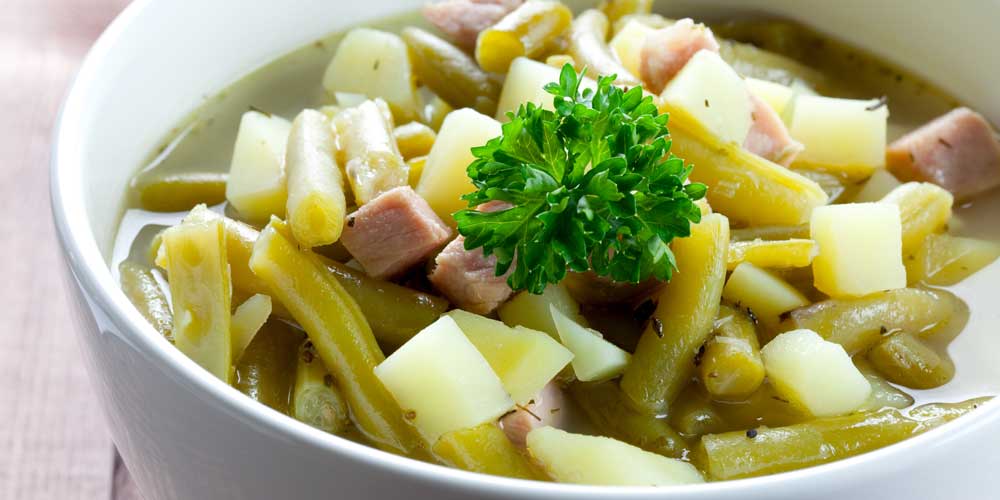 Grüne Bohnensuppe Rezept - Original nach Omas Art