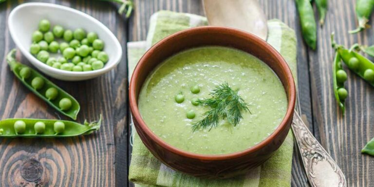 Schnelle Erbsensuppe (Blitz-Rezept) | Schlanke-Rezepte