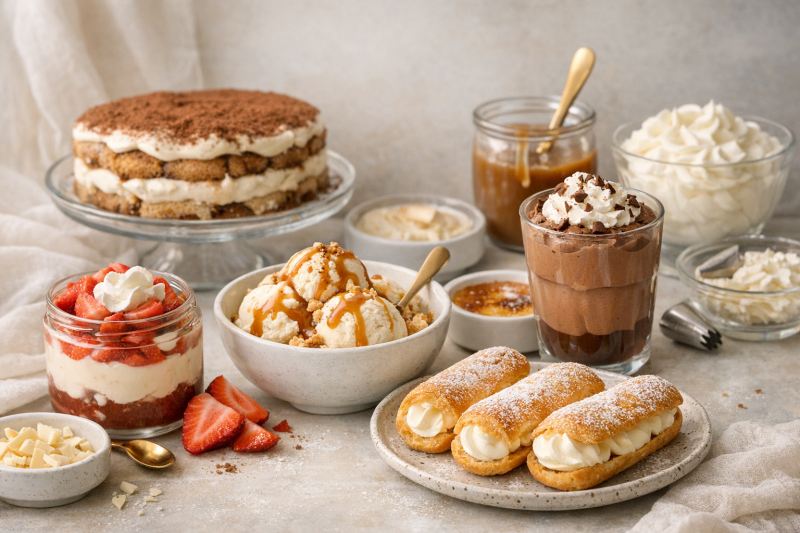 Cremige Desserts verfeinern: Rezepte und Tipps für hausgemachte Leckereien