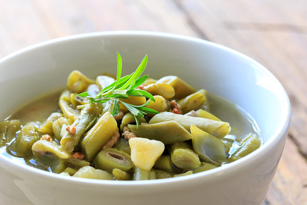 Eintopf Rezept mit grünen Bohnen und Kartoffeln