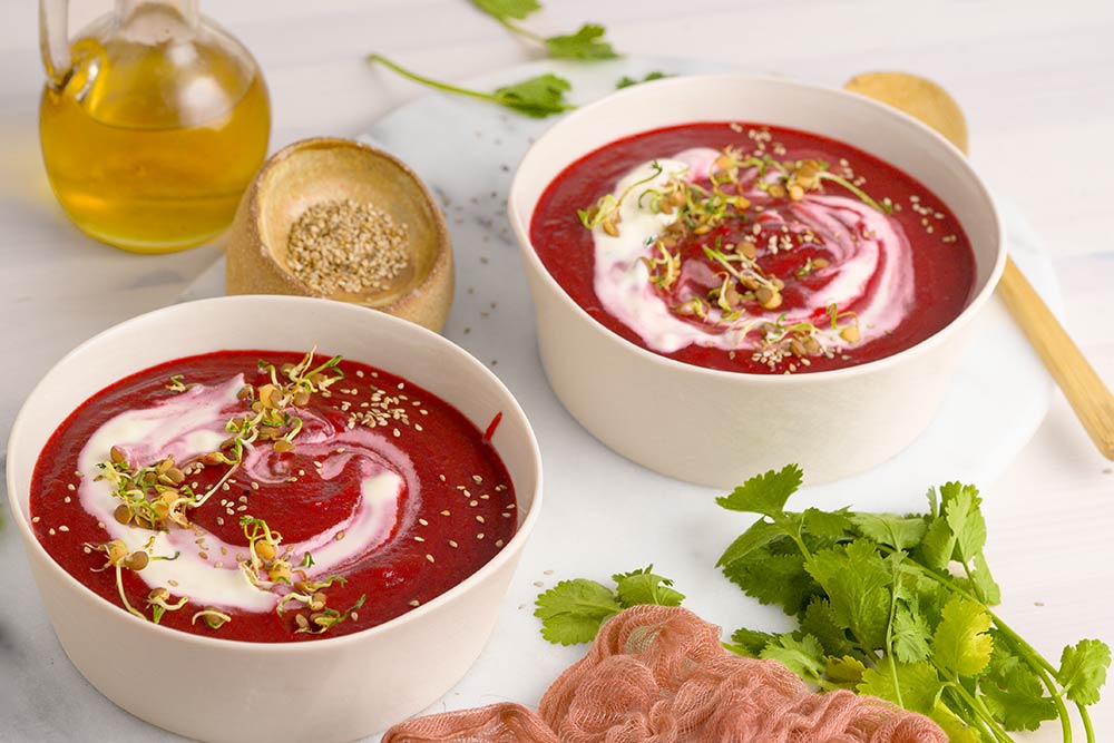 Rote Bete Suppe Rezept mit Kartoffeln wie von Oma