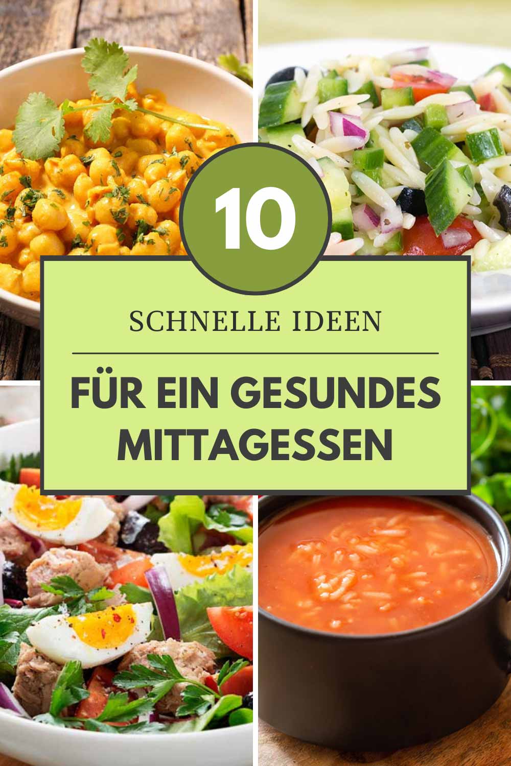 Schnelles Mittagessen - 10 gesunde Ideen