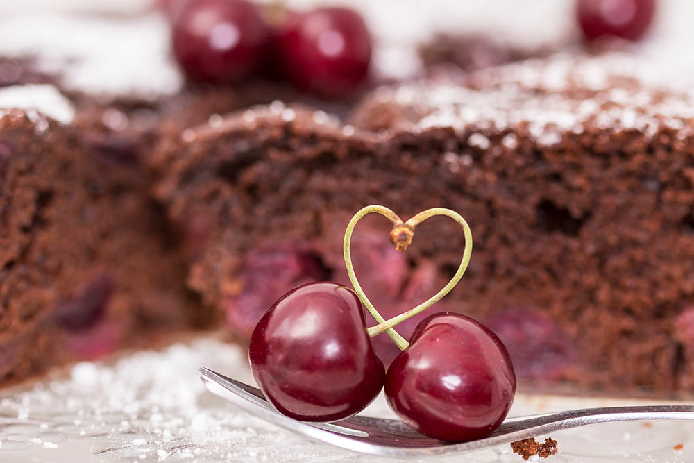 Schoko-Kirsch-Kuchen saftig