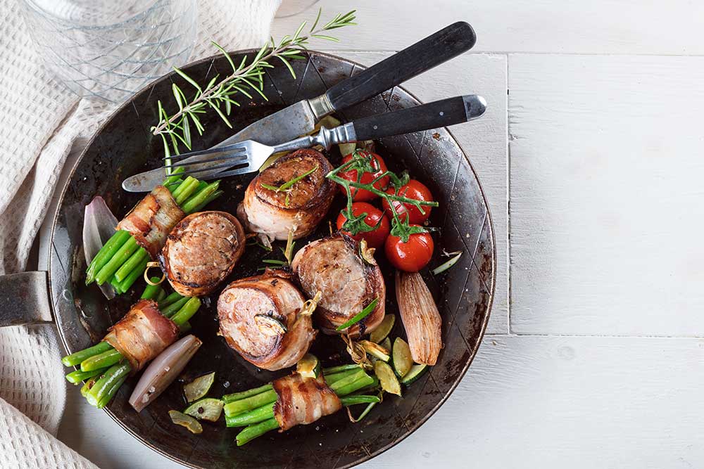 Schweinefilet im Speckmantel