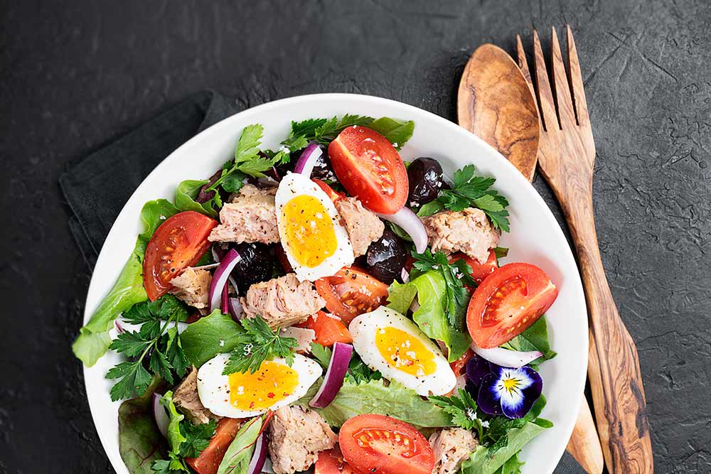 Thunfischsalat mit Ei Rezept