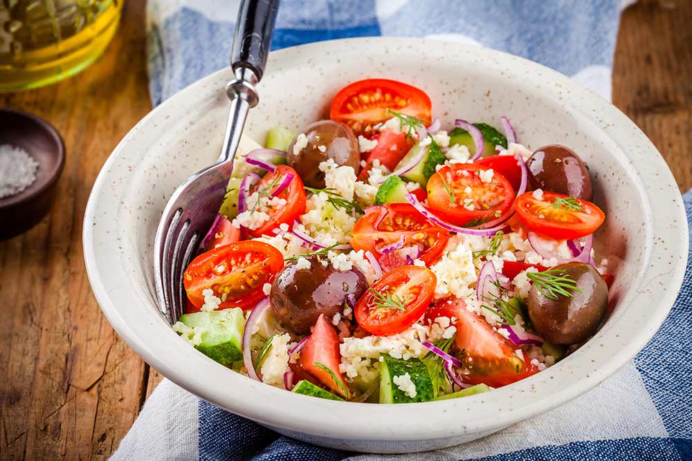 Tomatensalat mit Feta