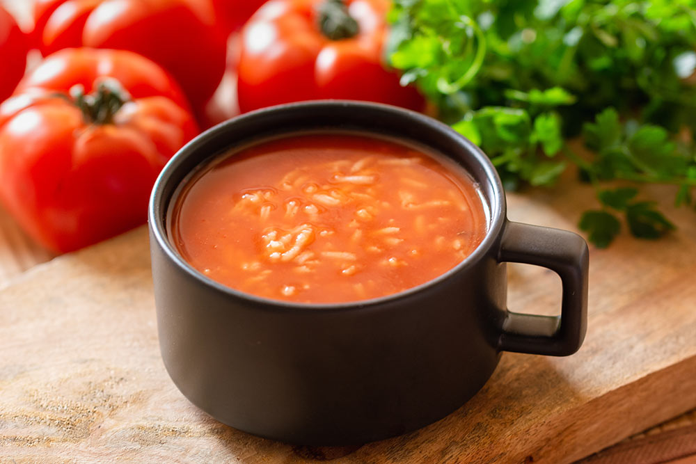 Tomatensuppe mit Reis